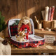 Travel Dollhouse Sewing Pattern PDF – Soft Case with Doll, Clothes and Dog