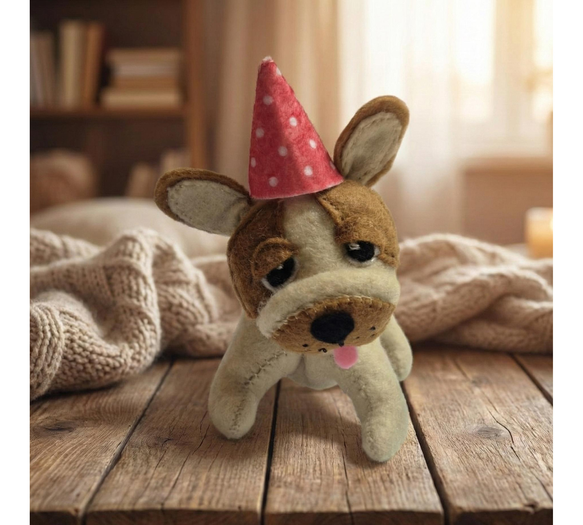 Travel Dollhouse Sewing Pattern PDF – Soft Case with Doll, Outfits and Dog