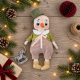 Christmas Snowman Sewing Pattern: 10 Inch Fabric Doll PDF