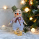 Christmas Snowman Sewing Pattern: 10 Inch Fabric Doll PDF