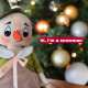 Christmas Snowman Sewing Pattern: 10 Inch Fabric Doll PDF
