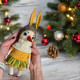 Snowgirl Sewing Pattern: 10 Inch Christmas Doll PDF