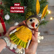 Snowgirl Sewing Pattern: 10 Inch Christmas Doll PDF