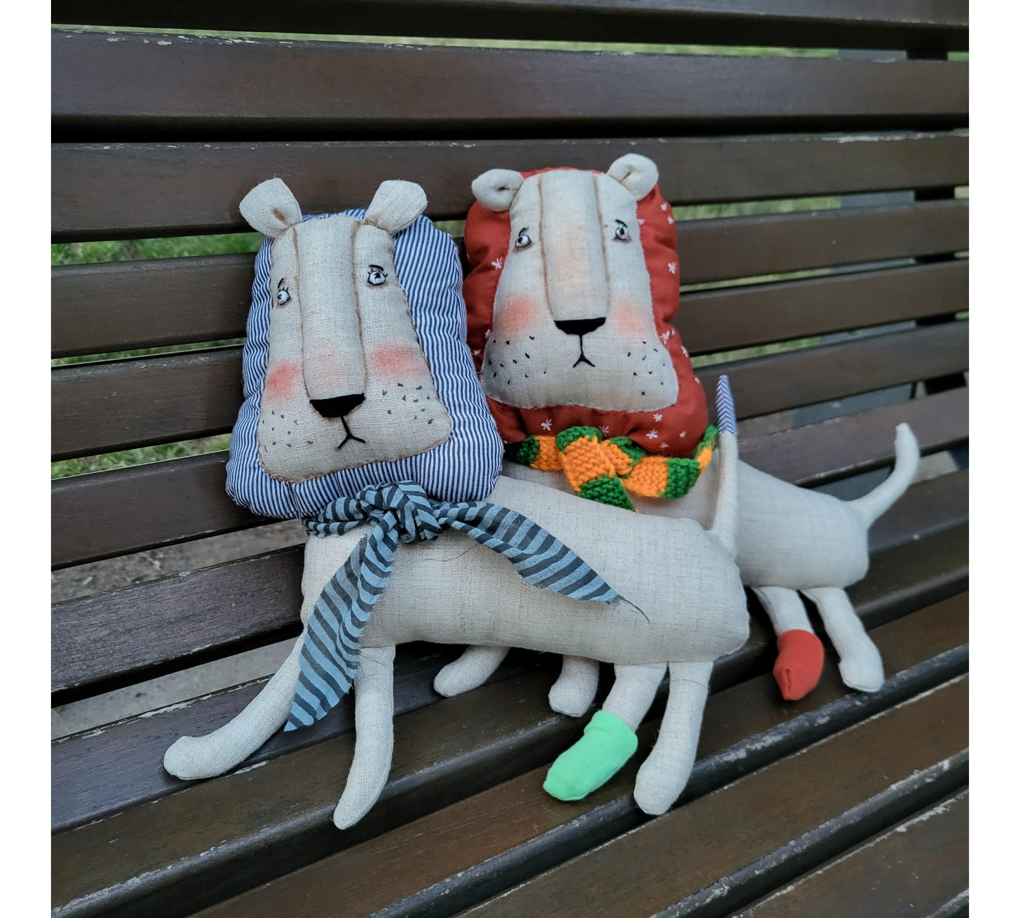 Lion Sewing Pattern PDF – 12 Inch Stuffed Animal Toy