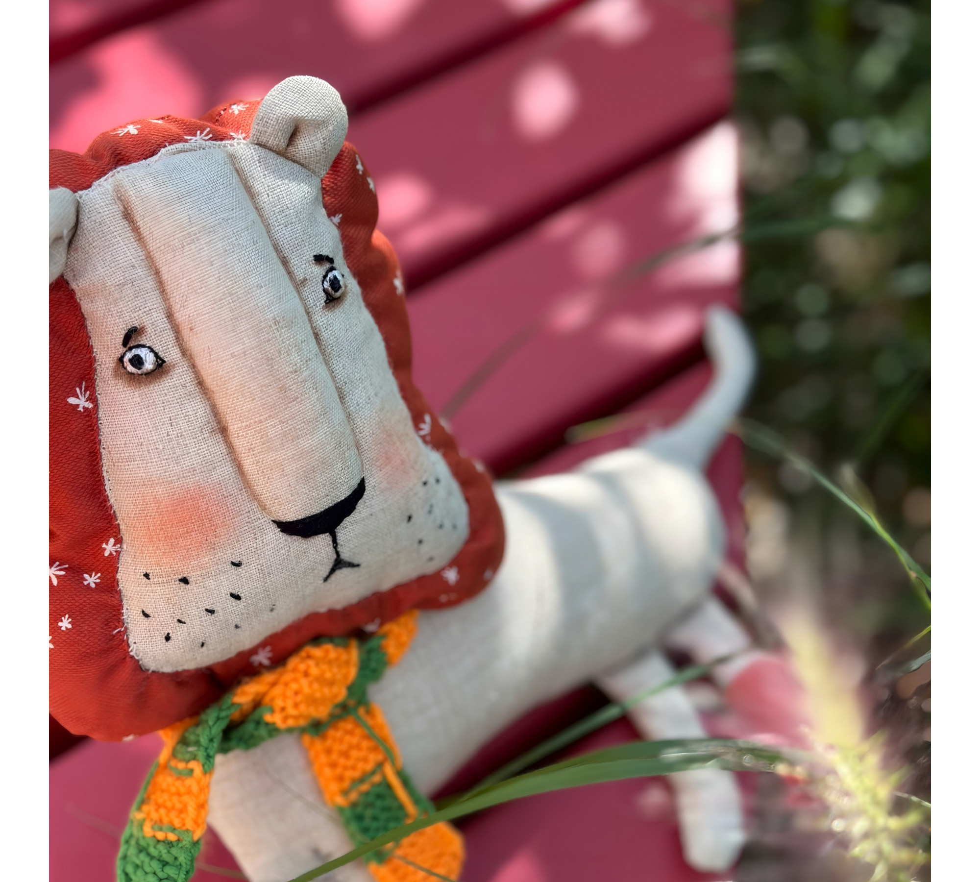 Lion Sewing Pattern PDF – 12 Inch Stuffed Animal Toy