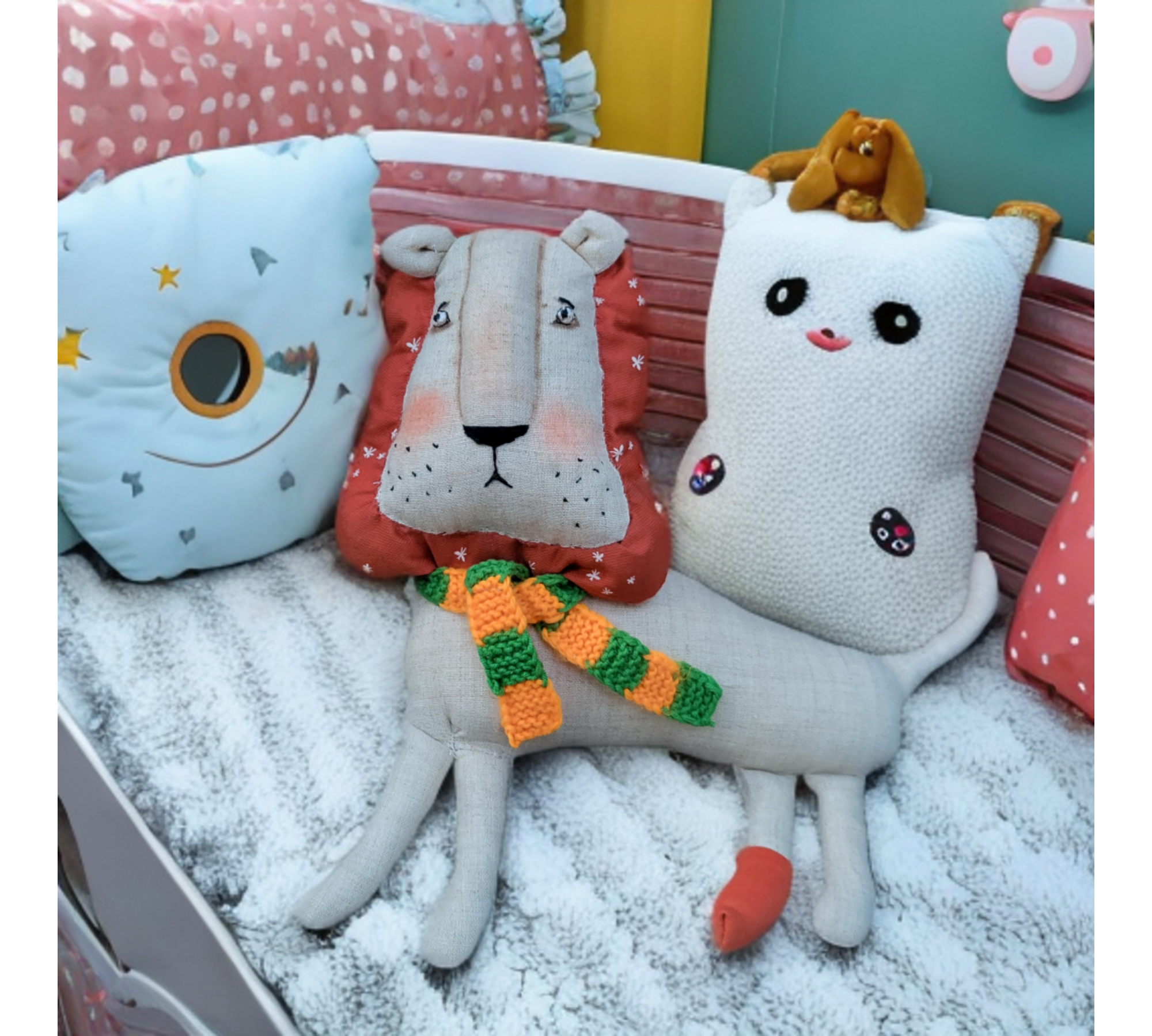 Lion Sewing Pattern PDF – 12 Inch Stuffed Animal Toy