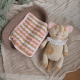 Crochet Amigurumi Cat Pattern PDF – Sleepy Kitten with Basket and Blanket