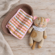 Crochet Amigurumi Cat Pattern PDF – Sleepy Kitten with Basket and Blanket
