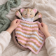 Crochet Amigurumi Cat Pattern PDF – Sleepy Kitten with Basket and Blanket