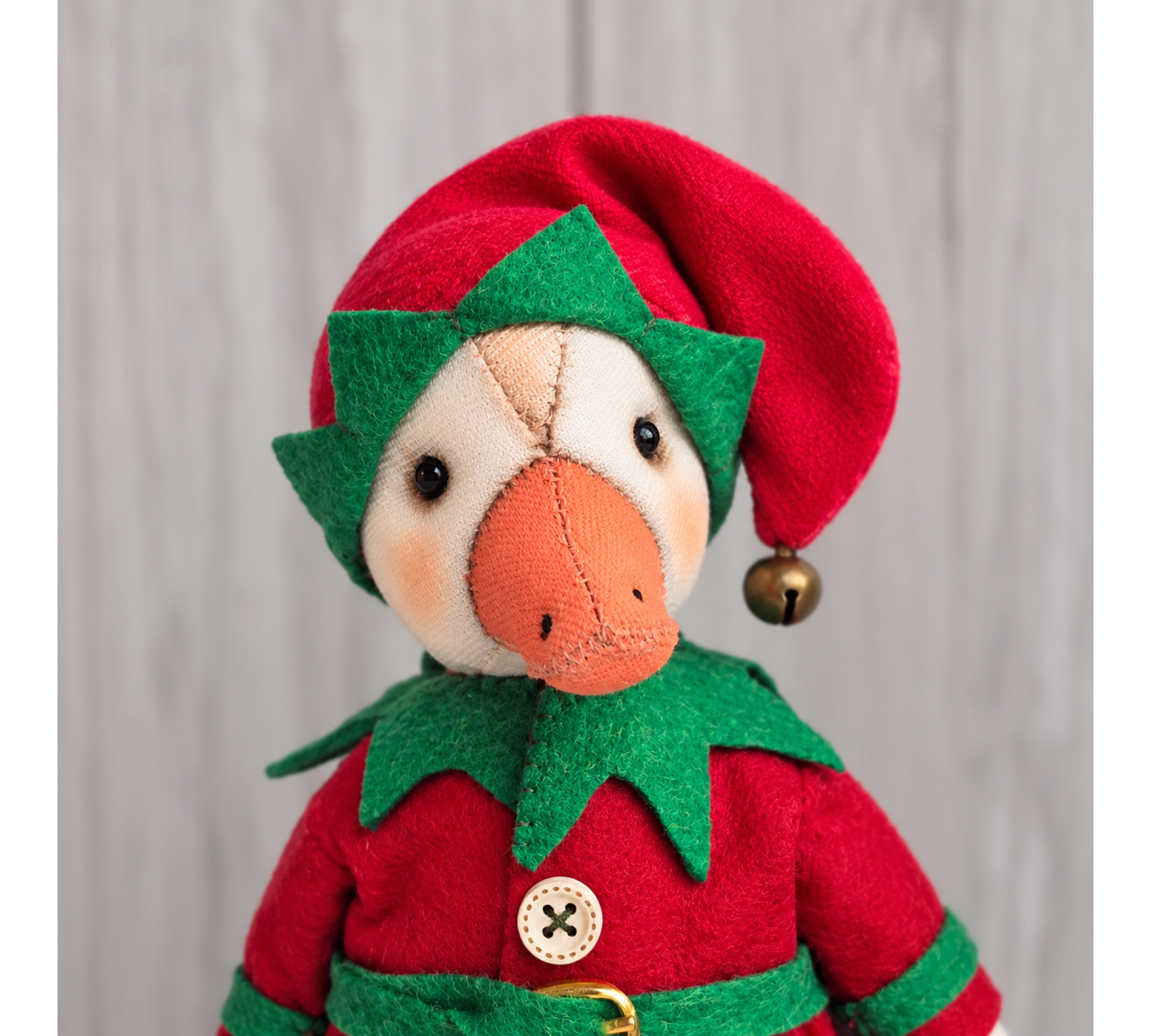 Christmas Goose Sewing Pattern PDF – Goose Family with Elf Clothes