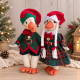 Christmas Goose Sewing Pattern PDF – Goose Family with Elf Clothes