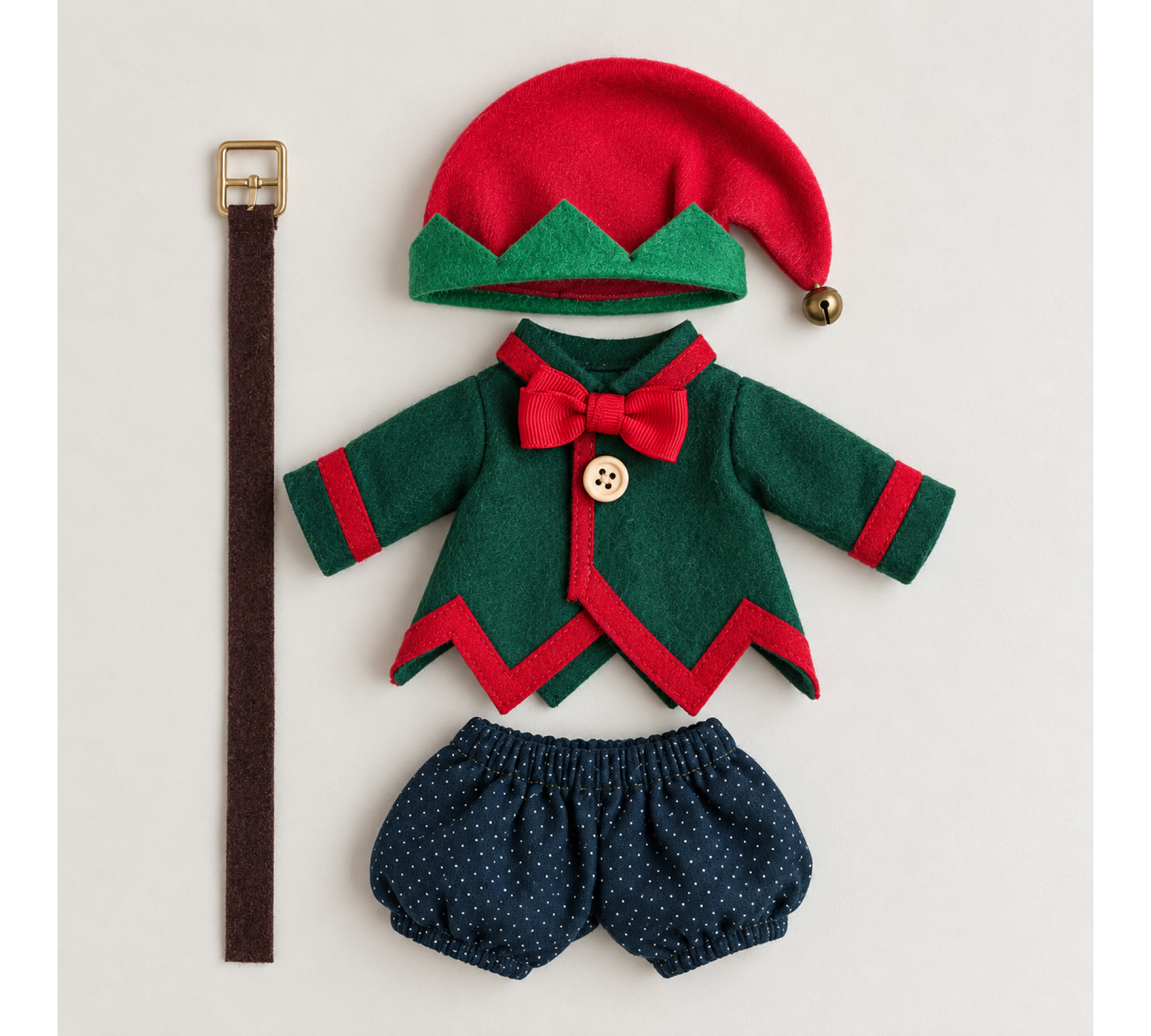 Christmas Goose Sewing Pattern PDF – Goose Family with Elf Clothes