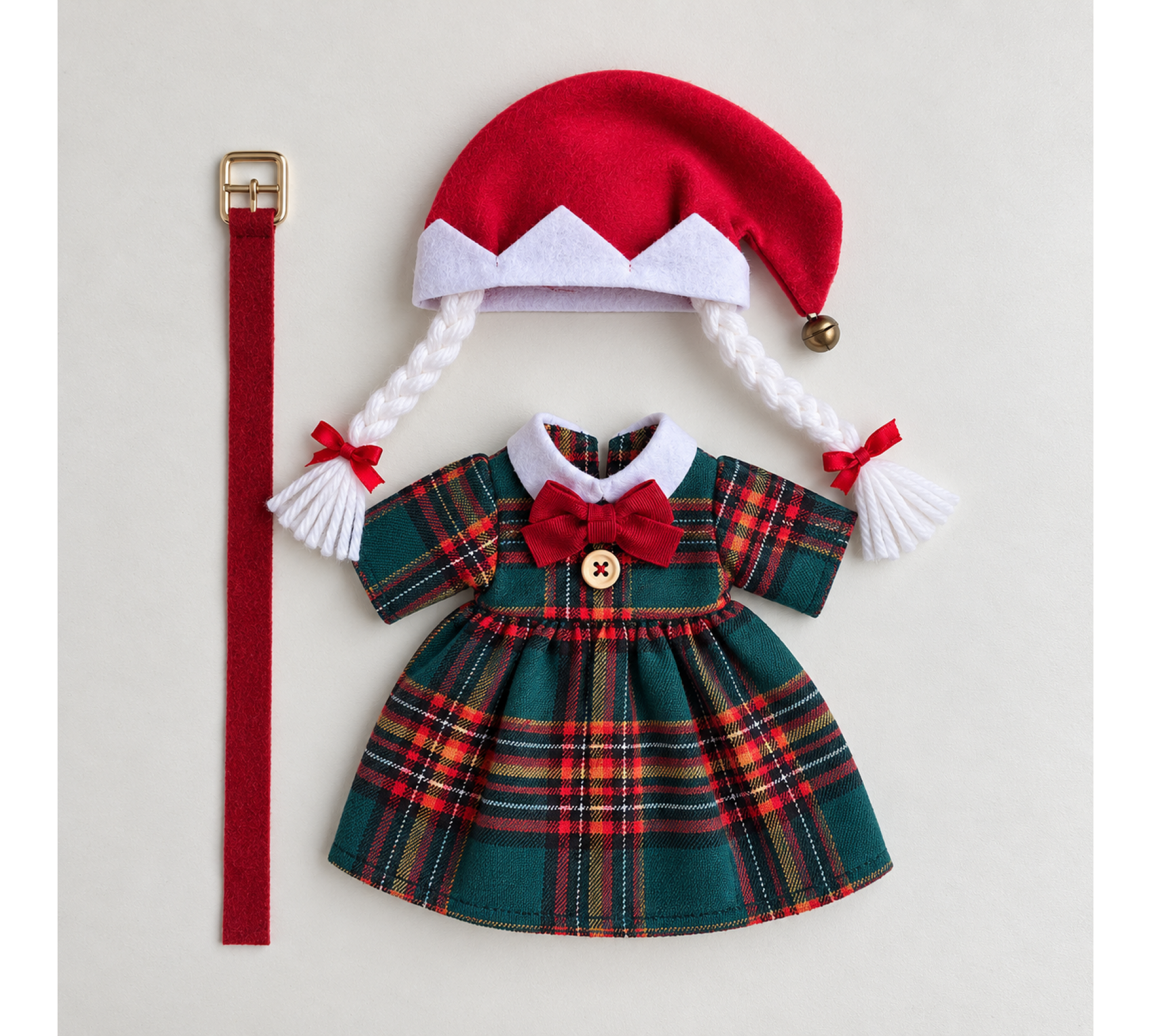 Christmas Goose Sewing Pattern PDF – Goose Family with Elf Clothes
