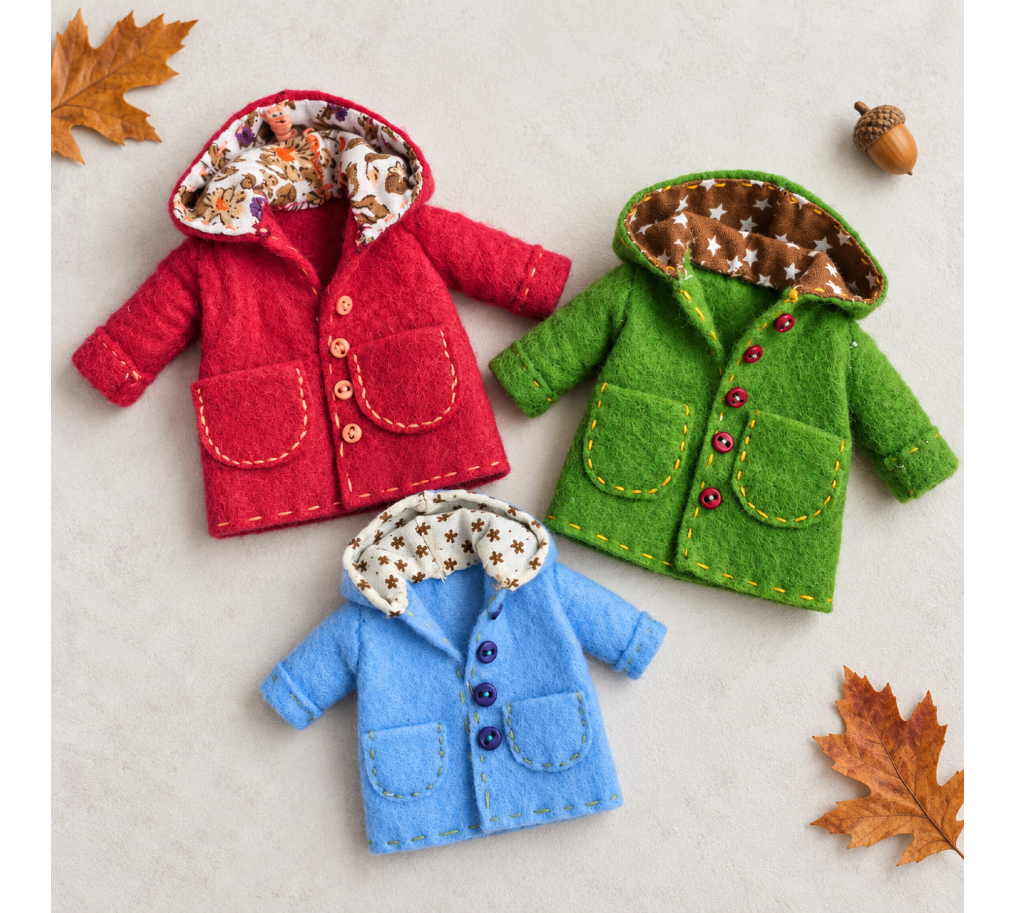 Mouse Family Sewing Pattern PDF – Raincoats, Overalls, Boots & Umbrellas
