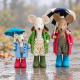 Mouse Family Sewing Pattern PDF – Raincoats, Overalls, Boots & Umbrellas