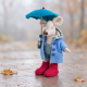 Mouse Family Sewing Pattern PDF – Raincoats, Overalls, Boots & Umbrellas
