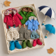 Doll Clothes Sewing Pattern PDF – Autumn Raincoat, Overalls, Boots & Umbrella