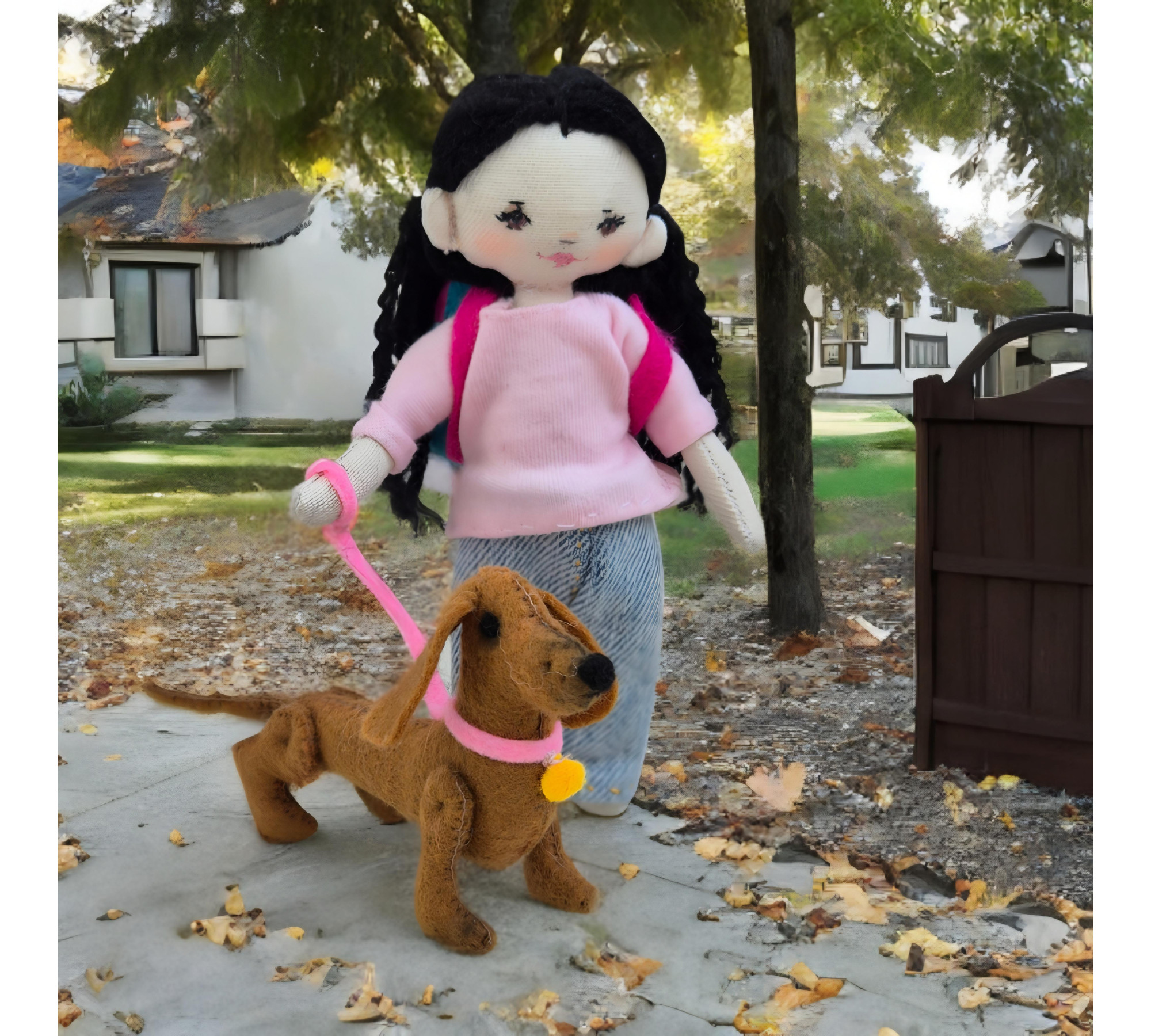 Mini Travel Dollhouse Sewing Pattern PDF – Doll, Clothes and Accessories Set