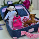 Mini Travel Dollhouse Sewing Pattern PDF – Doll, Clothes and Accessories Set