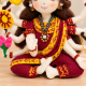 Goddess Durga Felt Doll Sewing Pattern PDF – 7 Inch Hindu Murti