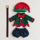 Christmas Elf Outfit Sewing Pattern PDF – Jacket, Shorts, Hat & Belt for 10–11 Inch Dolls