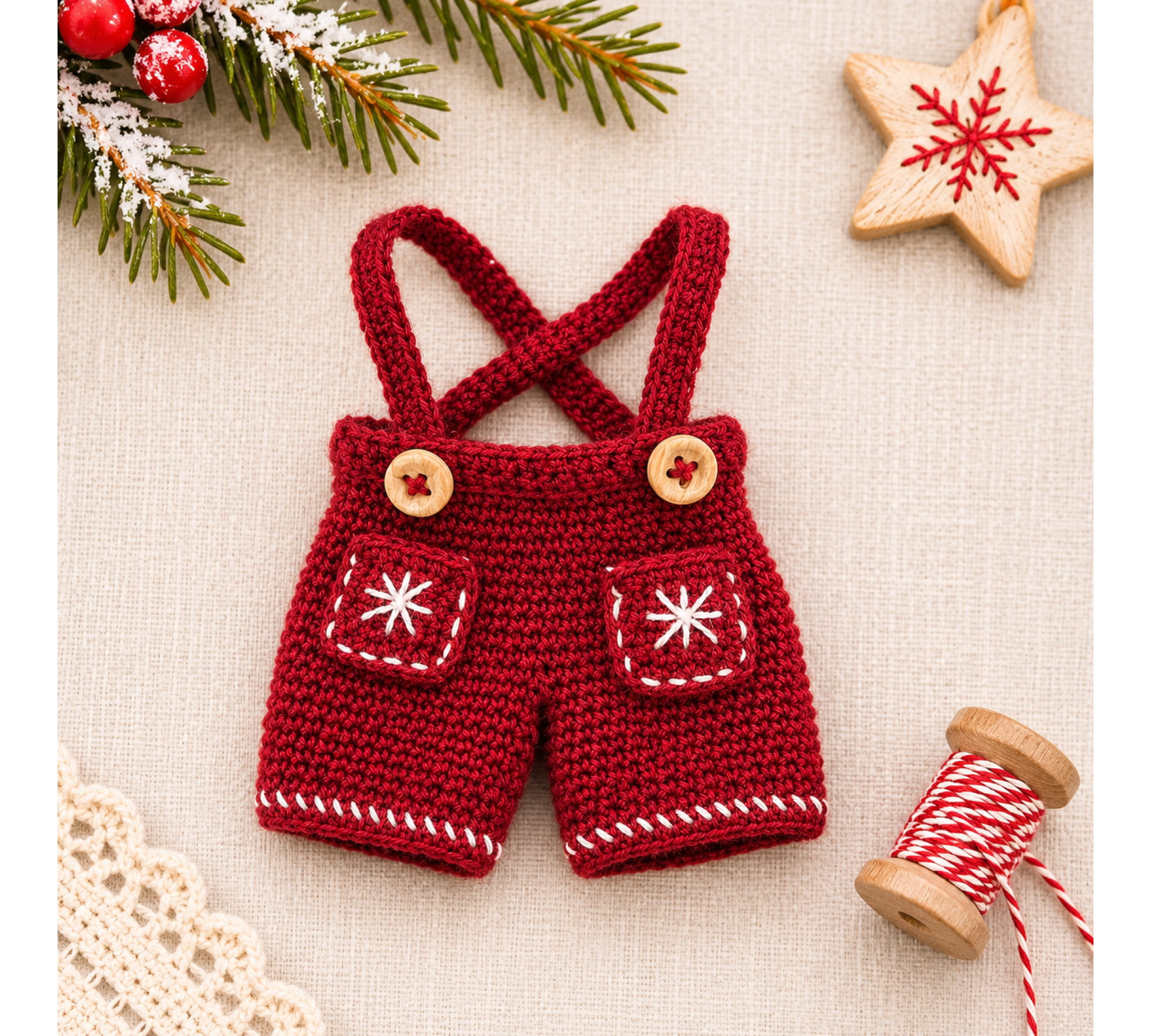 Christmas Mouse Crochet Pattern PDF – Amigurumi Mice with Festive Outfits