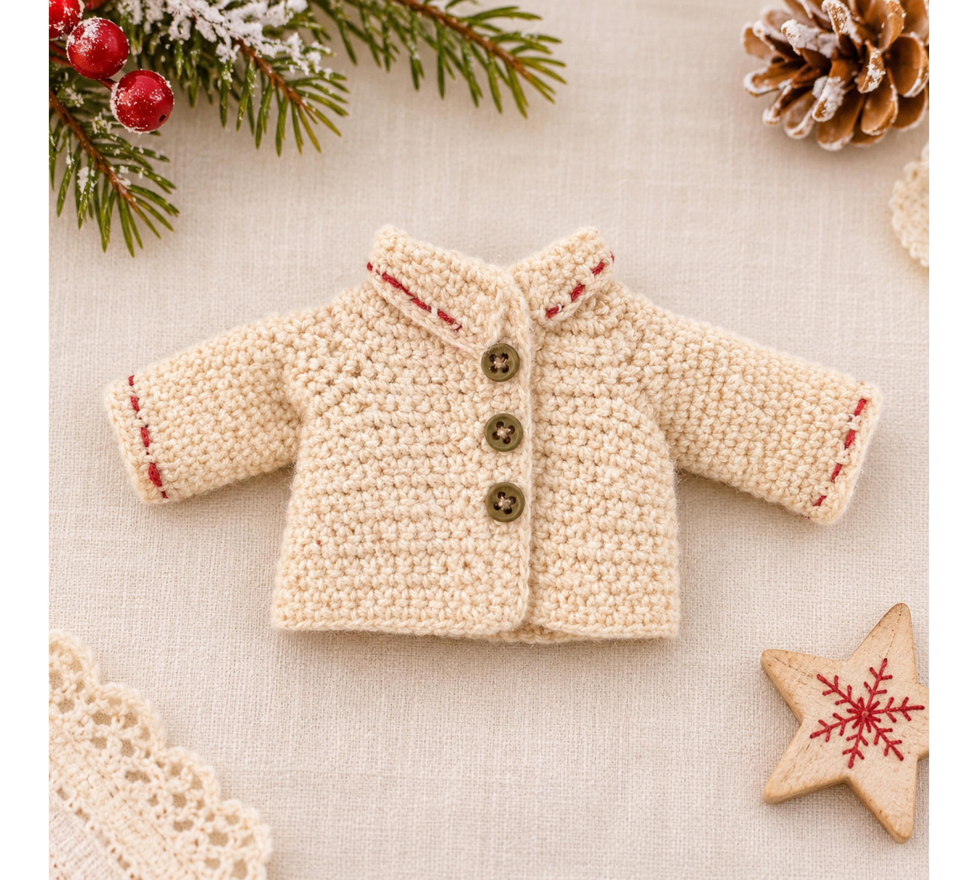 Christmas Mouse Crochet Pattern PDF – Amigurumi Mice with Festive Outfits