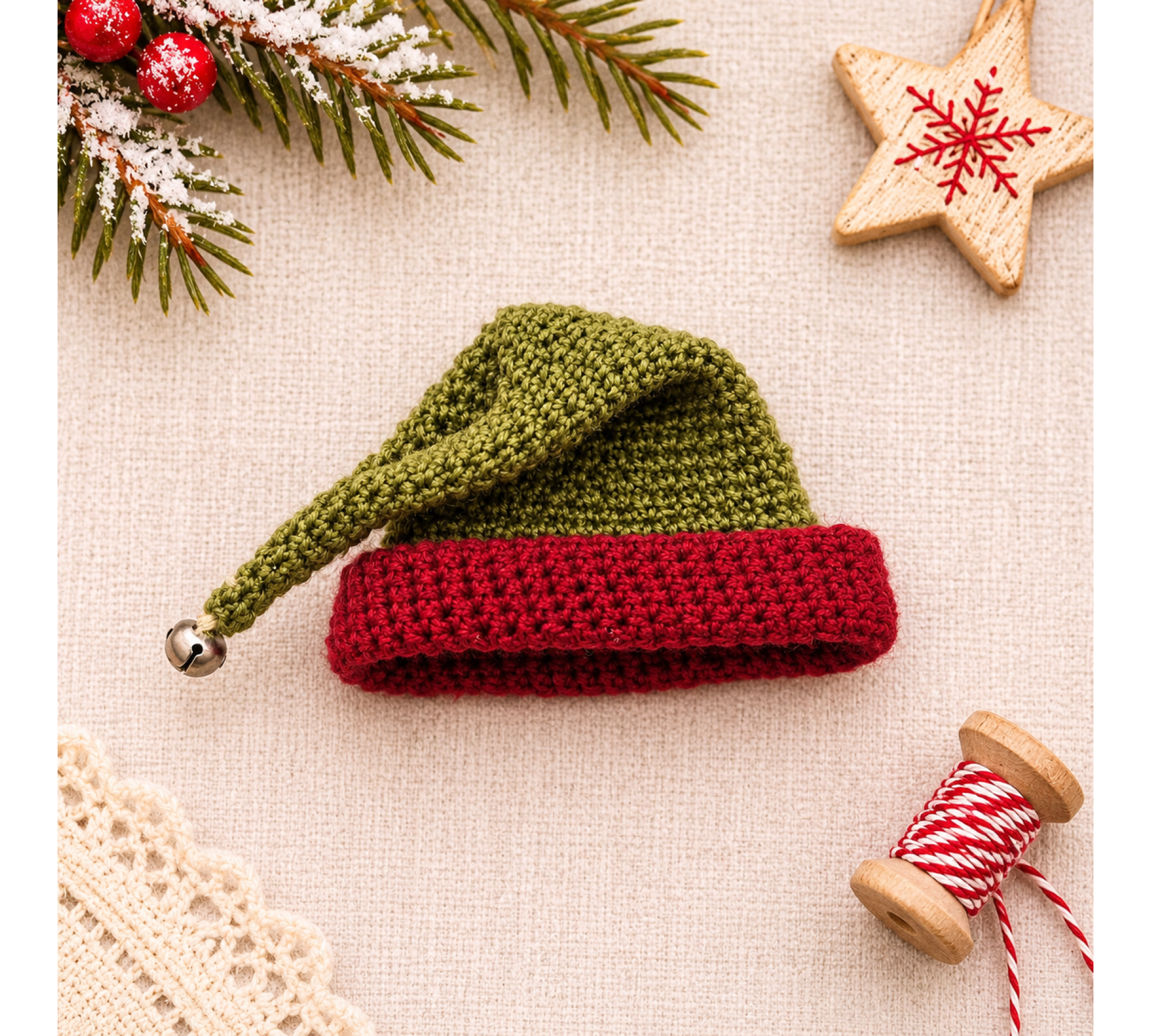 Christmas Mouse Crochet Pattern PDF – Amigurumi Mice with Festive Outfits