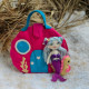 Felt Mermaid Dollhouse Sewing Pattern PDF – Travel Bag with Mermaid Doll