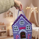 Felt Christmas Dollhouse Sewing Pattern PDF – Mouse House with Furniture