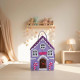 Felt Christmas Dollhouse Sewing Pattern PDF – Mouse House with Furniture