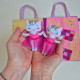 Felt Dollhouse Book Sewing Pattern PDF – Portable Dollhouse with Twin Kittens