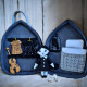 Gothic Dollhouse Sewing Pattern PDF – Wednesday Inspired Doll and Bag