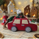 Christmas Felt Car Sewing Pattern PDF – Doll Accessory for 15–22 cm Toys