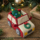 Christmas Felt Car Sewing Pattern PDF – Doll Accessory for 15–22 cm Toys