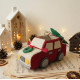 Christmas Felt Car Sewing Pattern PDF – Doll Accessory for 15–22 cm Toys