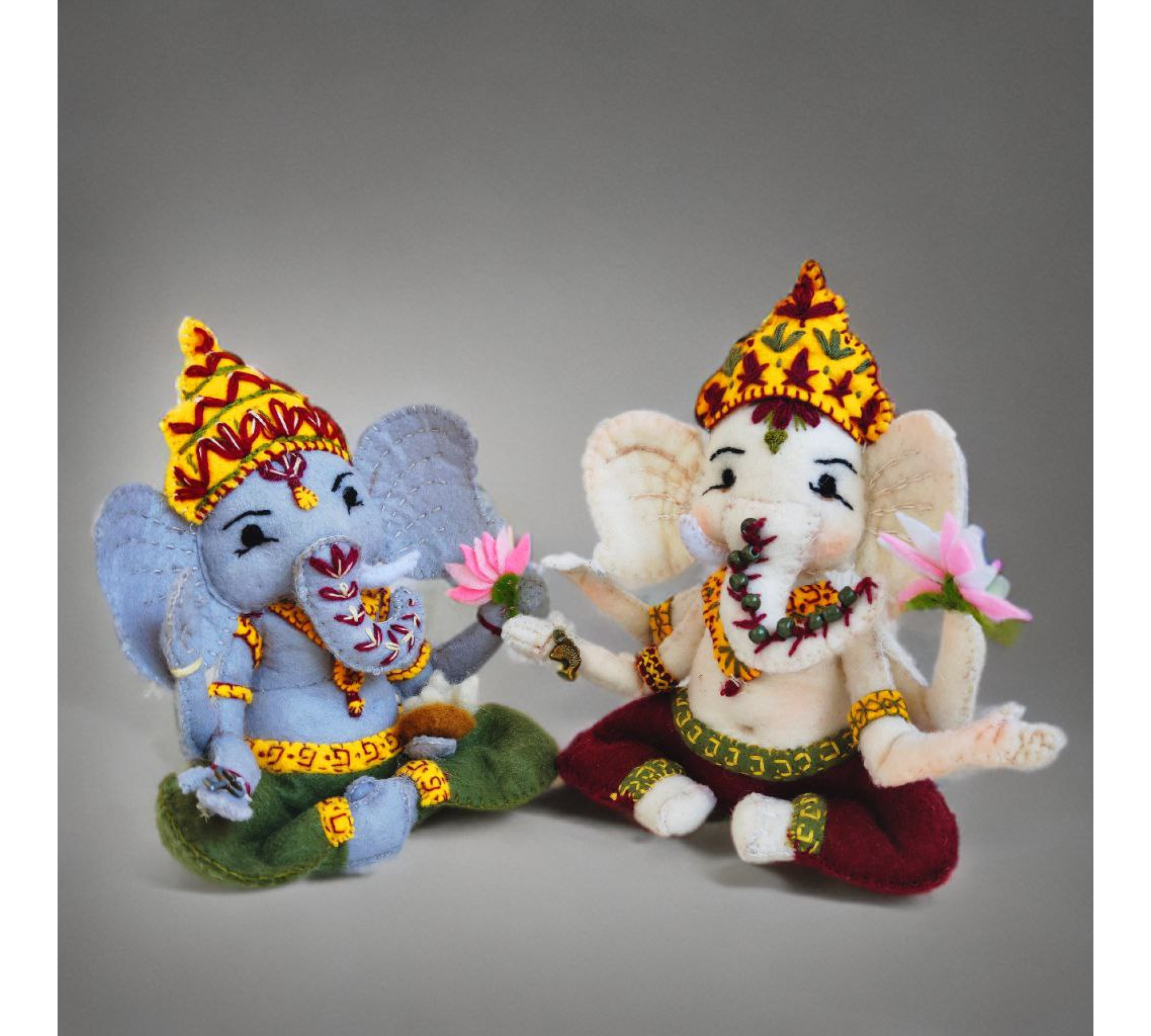 Ganesha Doll Sewing Pattern PDF – Felt Plush Toy