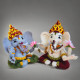 Ganesha Doll Sewing Pattern PDF – Felt Plush Toy