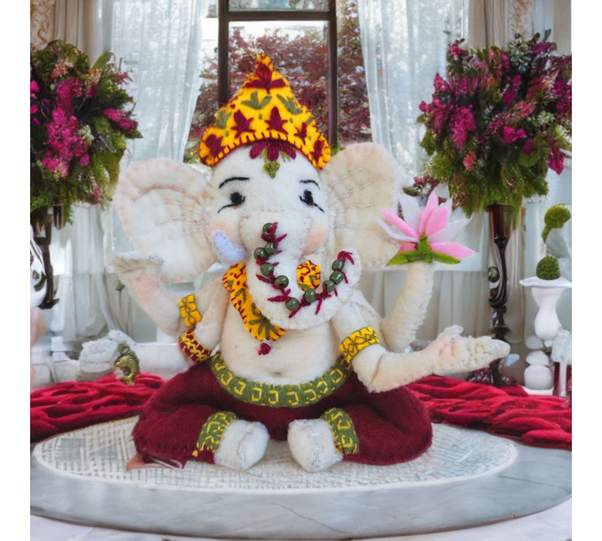 Ganesha Doll Sewing Pattern PDF – Felt Plush Toy