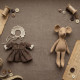 Mouse Family Sewing Pattern PDF – Cute Stuffed Mice with Clothes (Soft Doll Tutorial)
