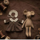 Mouse Family Sewing Pattern PDF – Cute Stuffed Mice with Clothes (Soft Doll Tutorial)