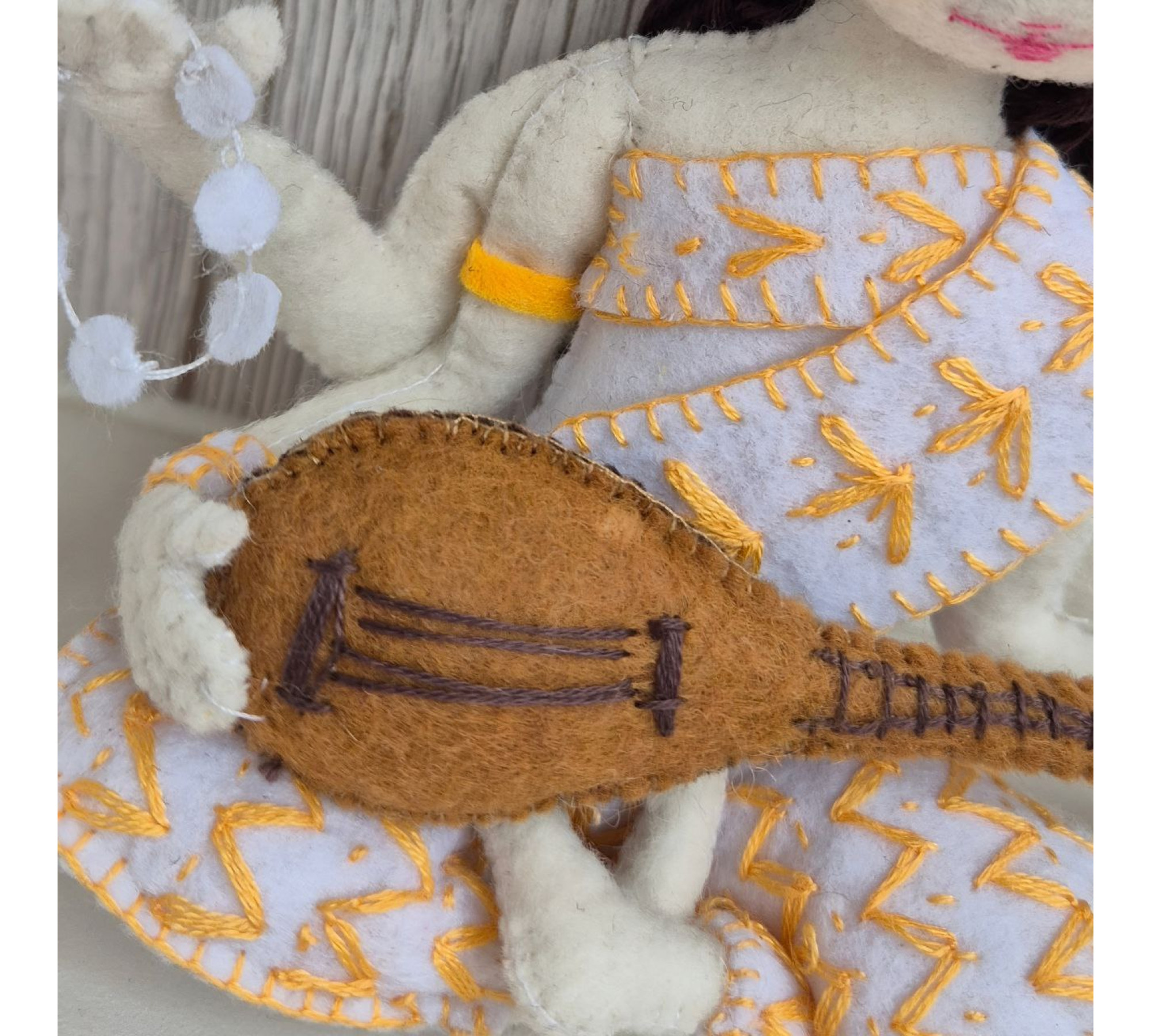 Saraswati Doll Sewing Pattern PDF – Felt Goddess Inspired Doll