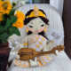 Saraswati Doll Sewing Pattern PDF – Felt Goddess Inspired Doll