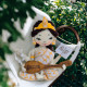 Saraswati Doll Sewing Pattern PDF – Felt Goddess Inspired Doll