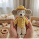 Crochet Mouse Pattern PDF – Amigurumi Mouse with Gardener Outfit