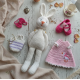 Crochet Bunny Pattern PDF with Clothes – Amigurumi Bunny and Outfit Set