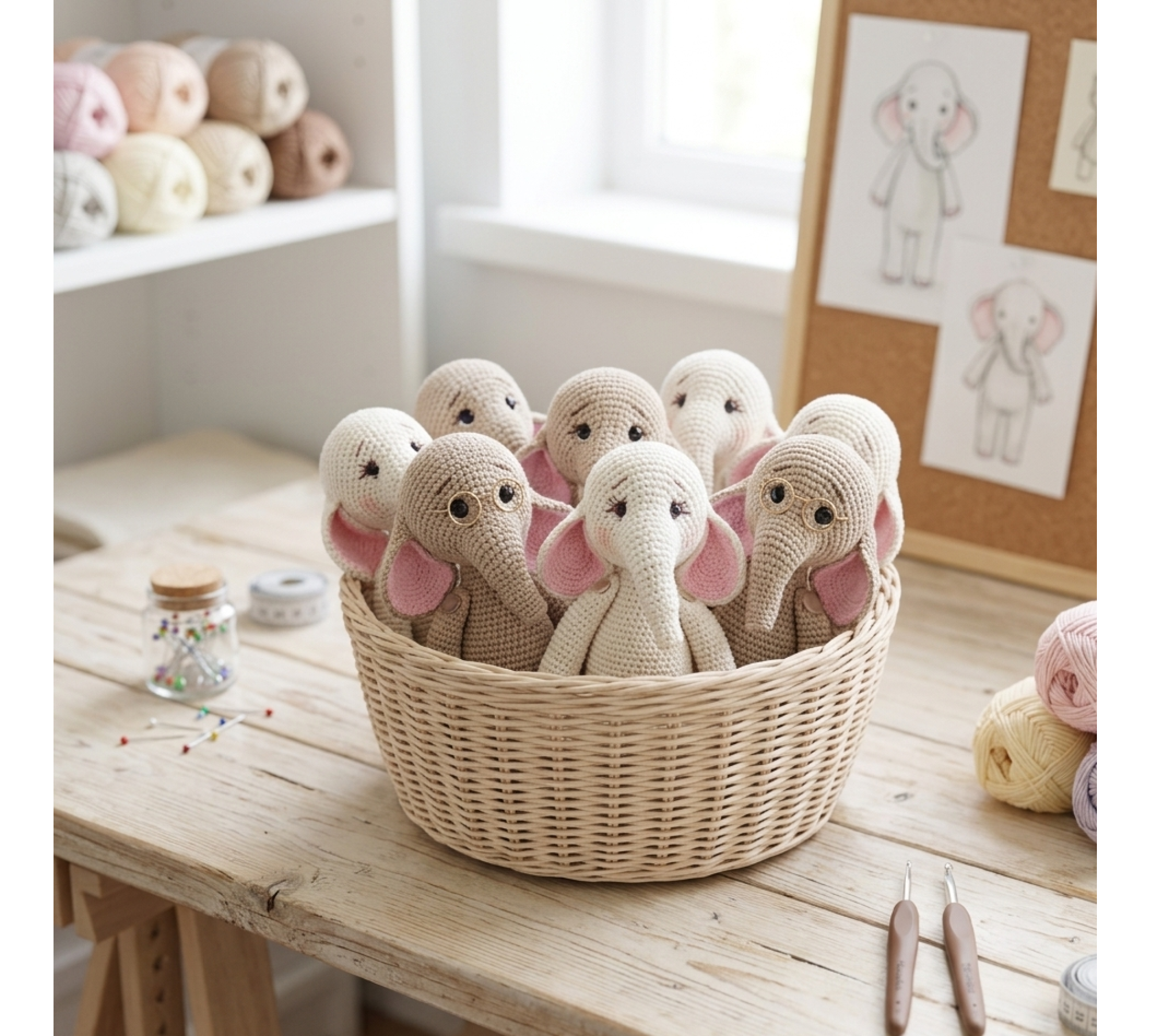 Elephant Crochet Pattern PDF – Amigurumi Elephant Toy 21 cm Elephant Crochet Pattern PDF – Amigurumi Elephant Toy 21 cm