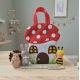 Pocket Felt Animal Sewing Pattern PDF – Mini Toys and Mushroom Bag Set