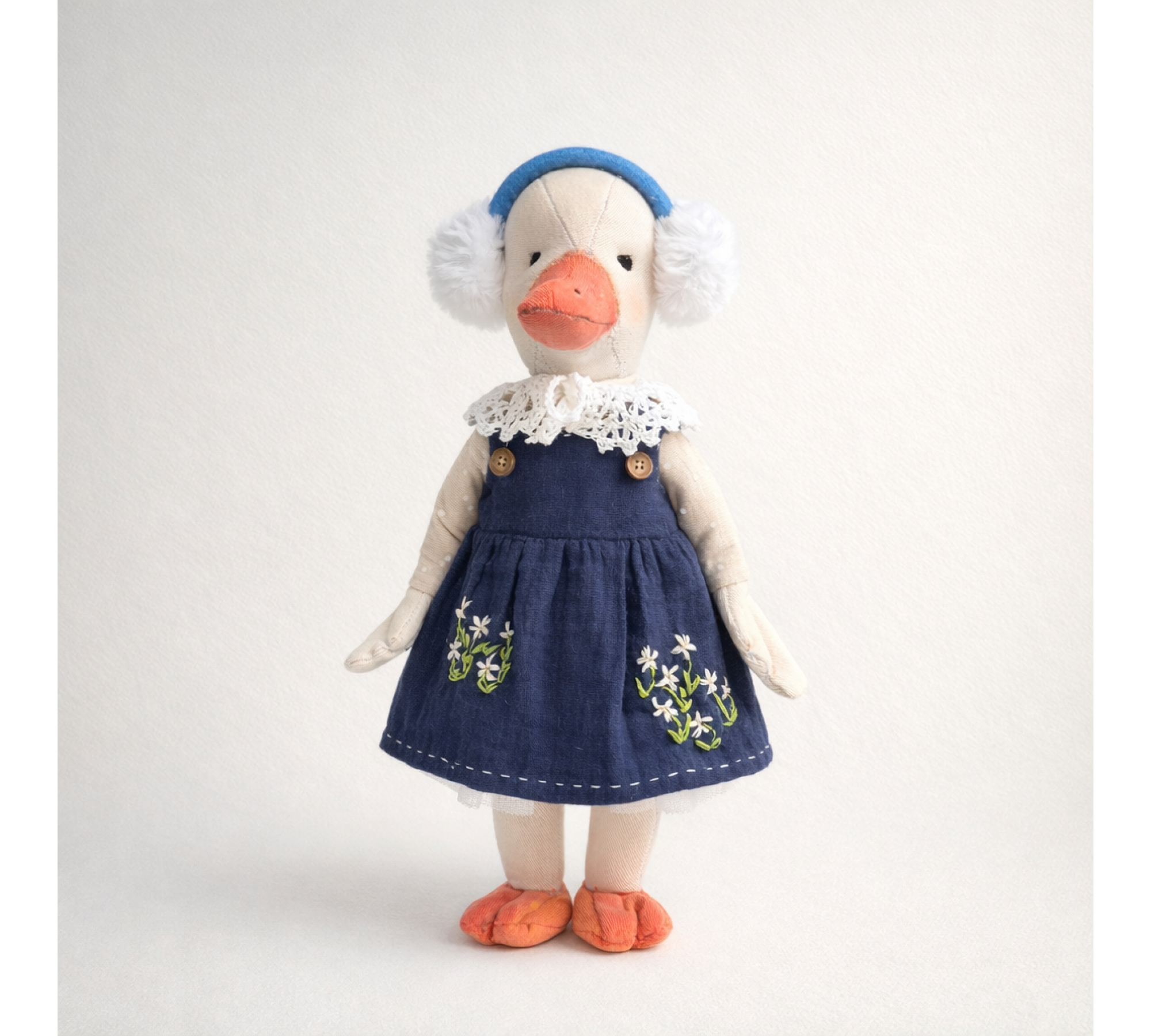 Goose Sewing Pattern PDF – Stuffed Animal Goose Doll with Clothes
