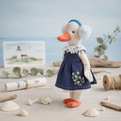 Goose Sewing Pattern PDF – Stuffed Animal Goose Doll with Clothes (29 cm) Goose Sewing Pattern PDF – Stuffed Animal Goose Doll with Clothes (29 cm)